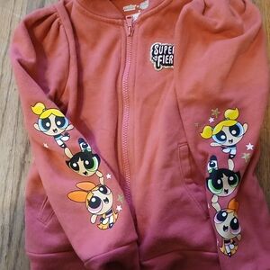 Super Fierce Pink Hoodie with Cartoon Characters